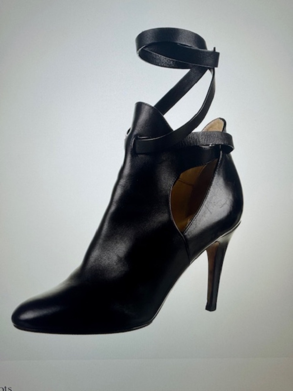 Jimmy Choo Leather Ankle Boot Size 38.5 / 8